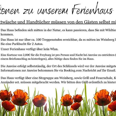 פרייבורג Ferienhaus Traminer Im Weinberg מראה חיצוני תמונה
